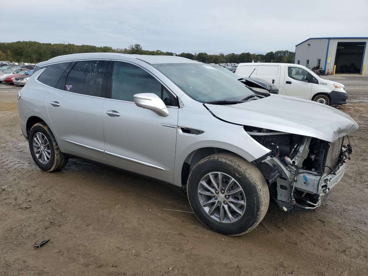 2022 Buick Enclave VIN 5GAERCKWXNJ123905 Copart auction photo, front end / minor dent/scratches damage thumbnail 4