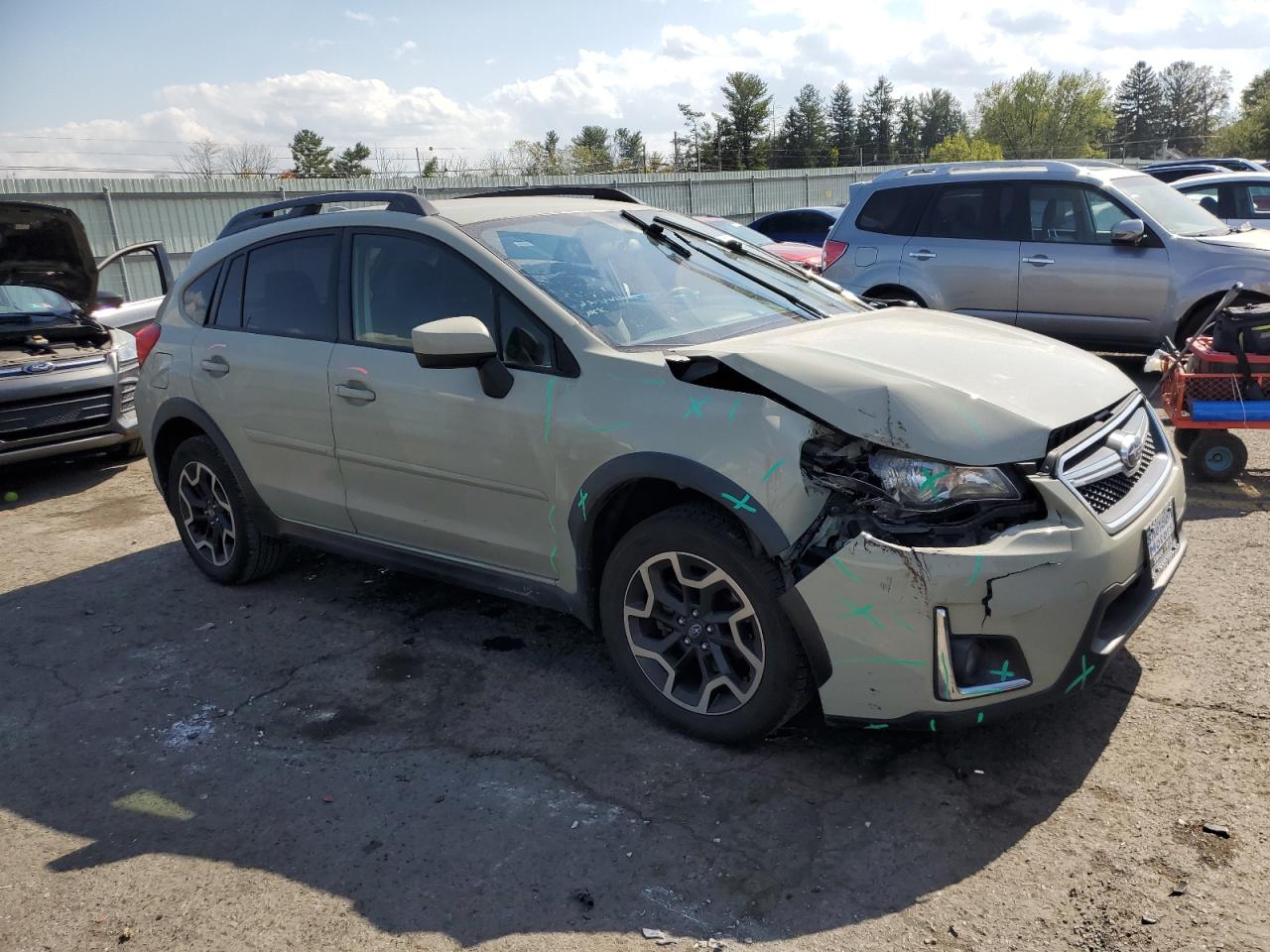 2017 Subaru XV VIN JF2GPADC5H8229034 Copart auction photo, front end damage thumbnail 4