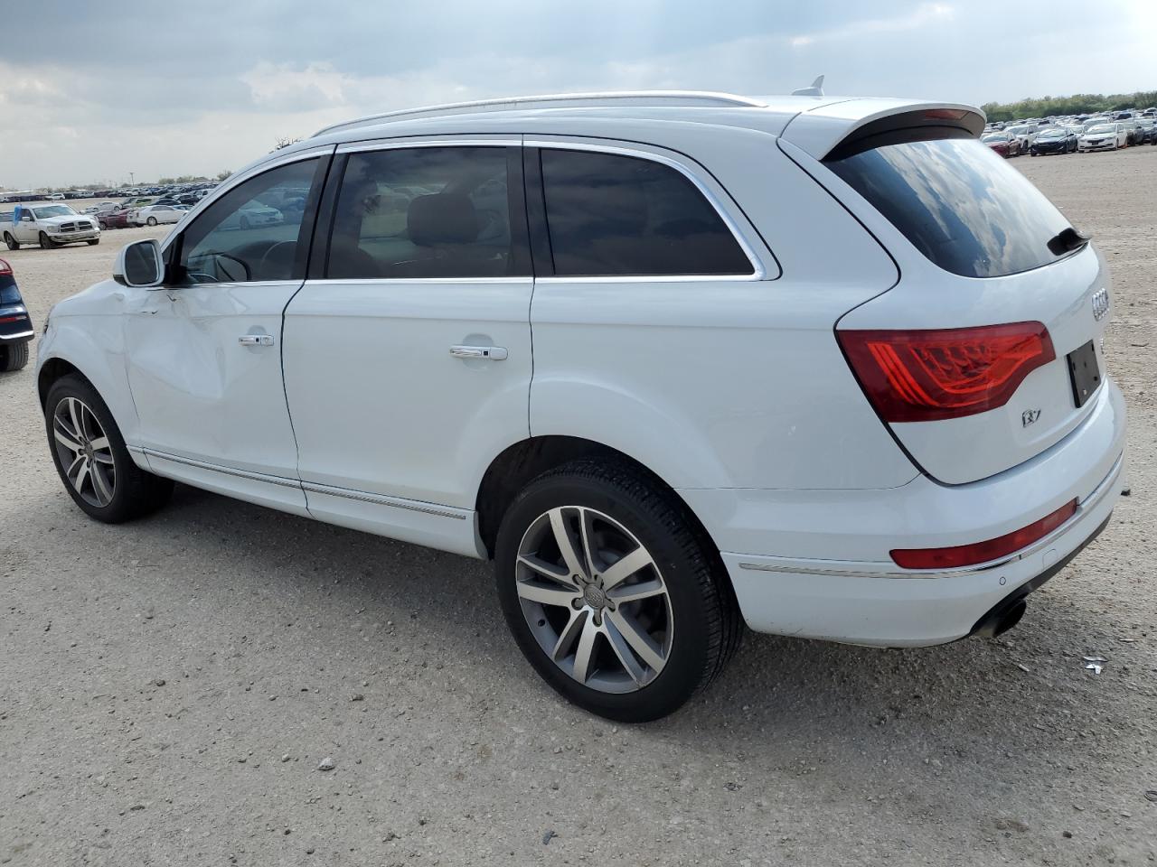 2014 Audi Q7 VIN WA1LGAFE1ED004733 Copart auction photo, side damage thumbnail 2