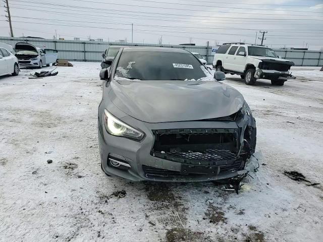 2015 Infiniti Q50 VIN JN1BV7AR7FM420388 Copart auction photo, front end damage thumbnail 11