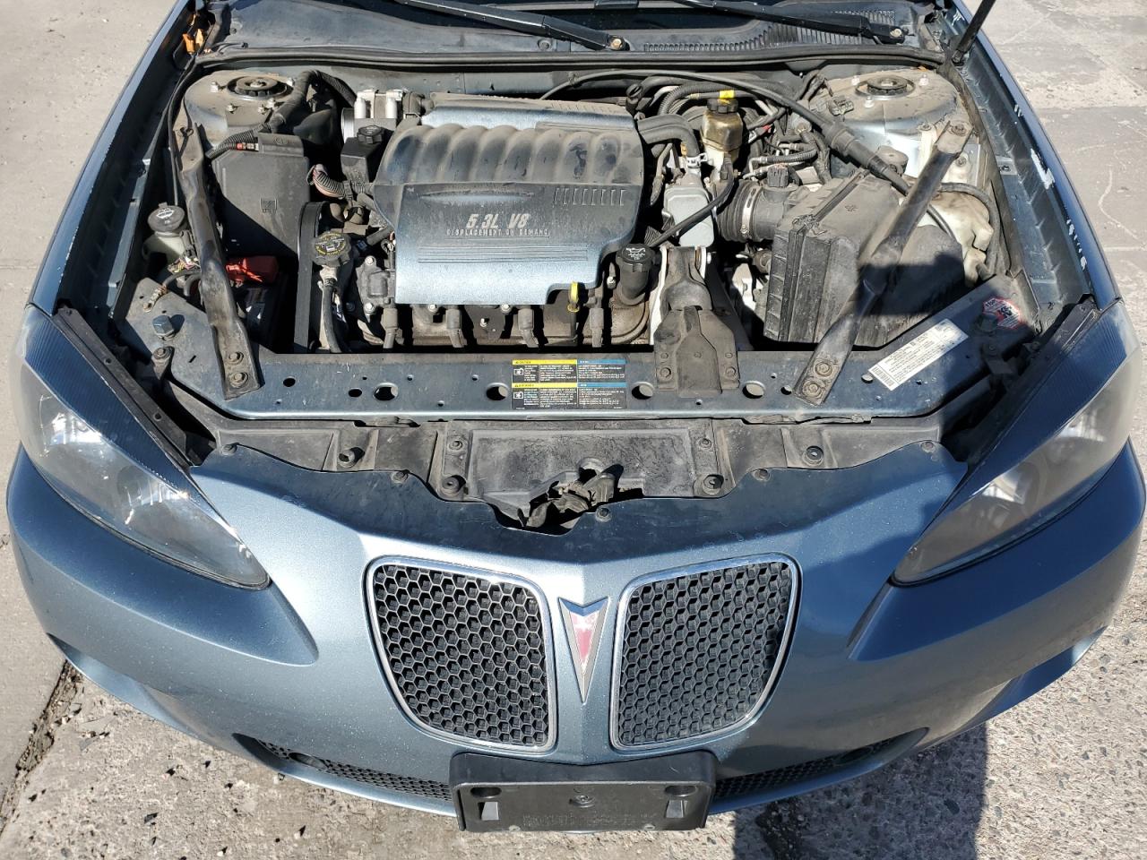 2006 Pontiac Grand Prix VIN 2G2WC58C461103761 Copart auction photo, side / hail damage thumbnail 11