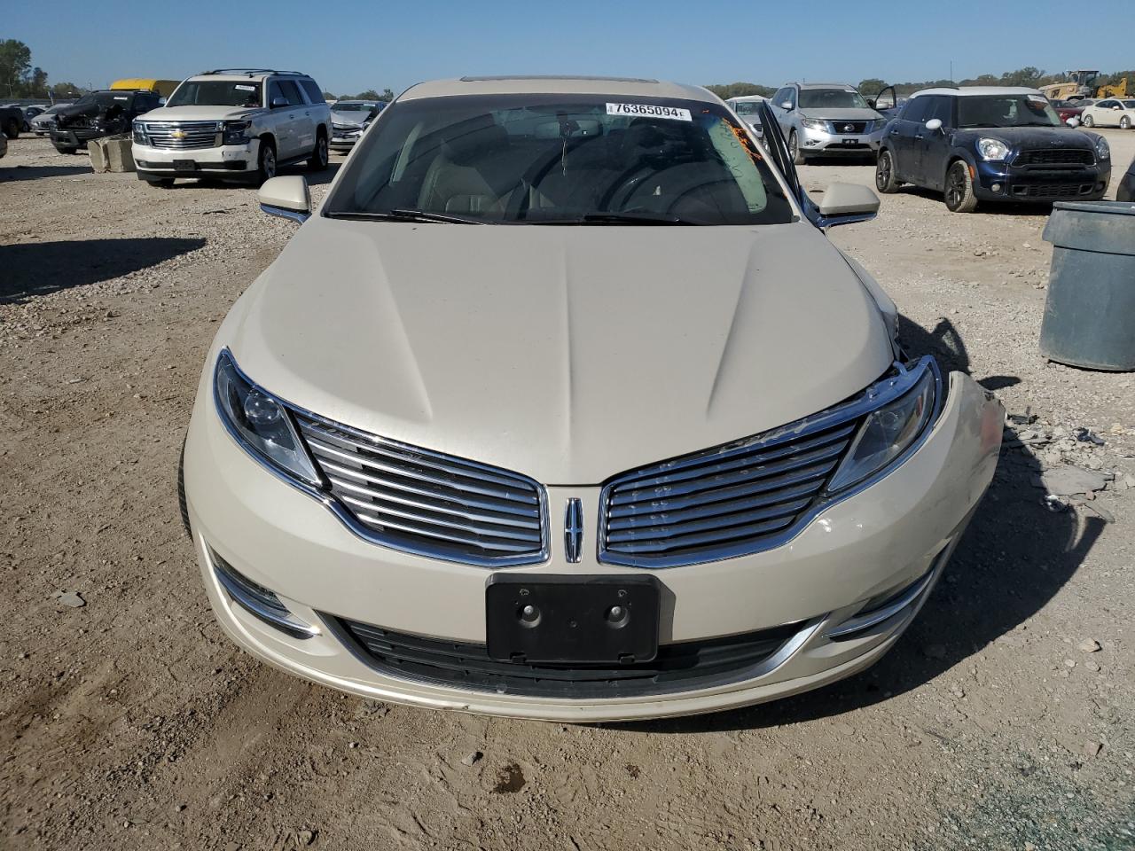 2015 Lincoln MKZ VIN 3LN6L2J92FR612280 Copart auction photo, front end damage thumbnail 5