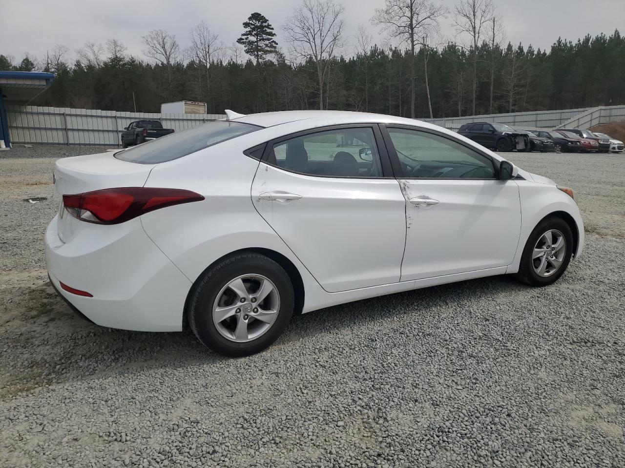 2015 Hyundai Elantra VIN 5NPDH4AE9FH602225 Copart auction photo, vandalism / front end damage thumbnail 3