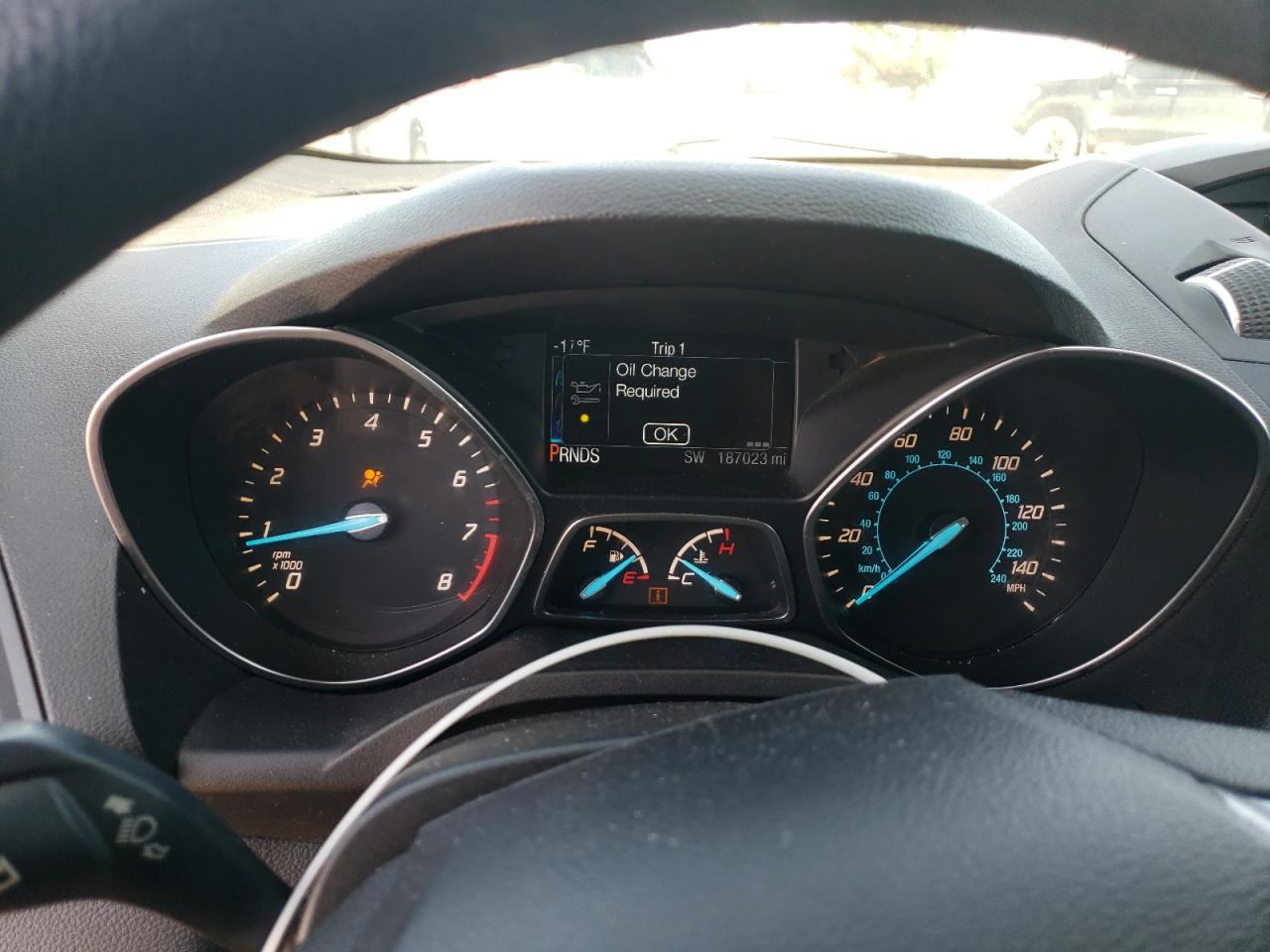 2016 Ford Escape VIN 1FMCU0GXXGUC61669 Copart auction photo, front end damage thumbnail 9