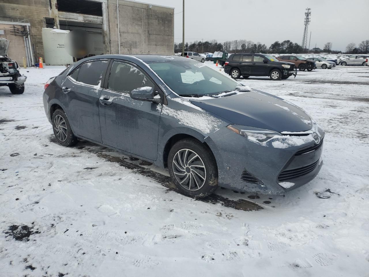 2017 Toyota Corolla VIN 2T1BURHE1HC930573 Copart auction photo, side / front end damage thumbnail 4