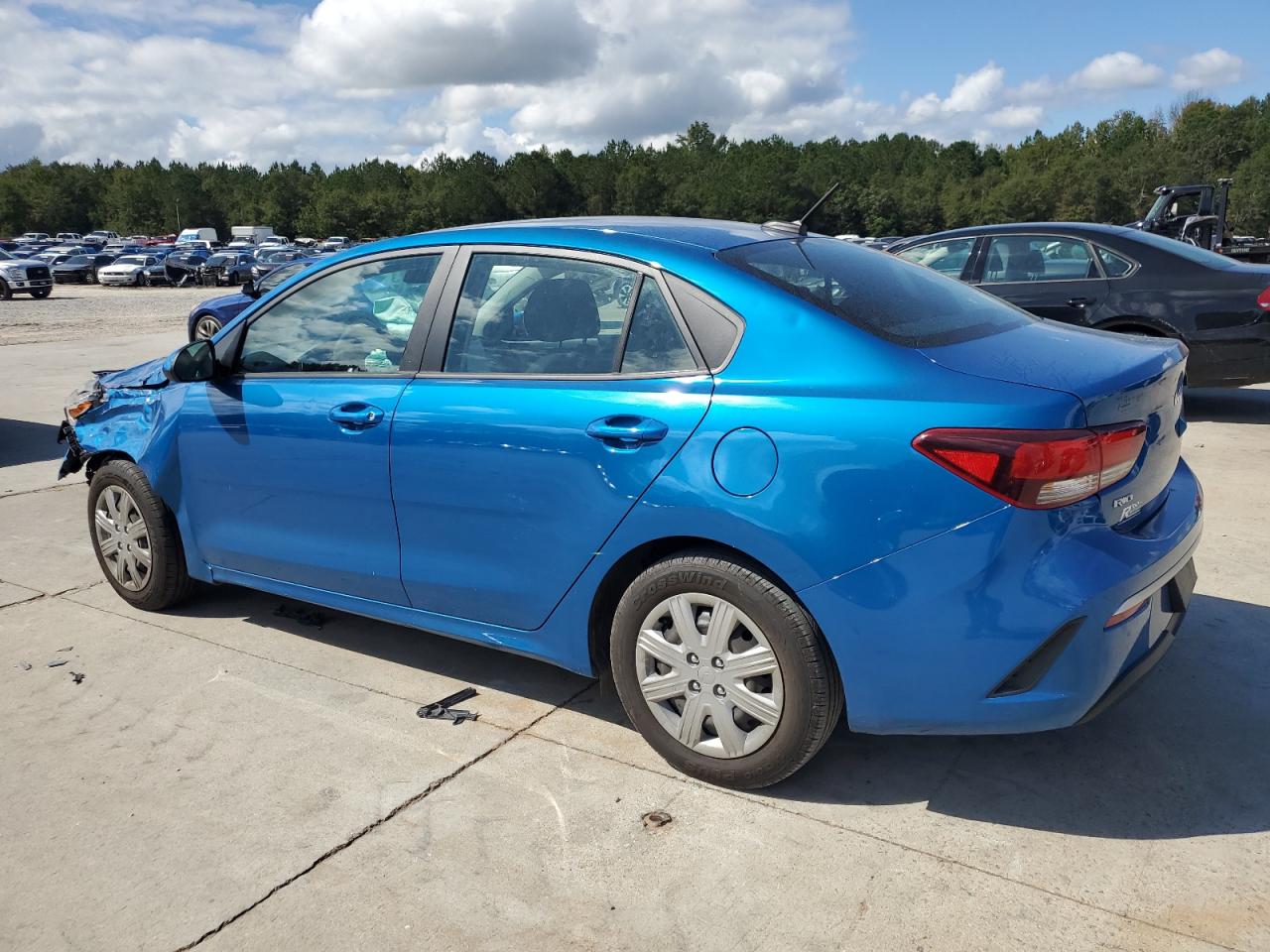 2022 KIA Rio VIN 3KPA24AD3NE471694 Copart auction photo, biohazard/chemical / front end damage thumbnail 2