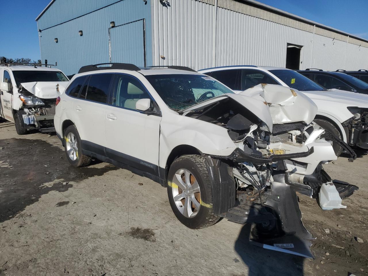 2013 Subaru Outback VIN 4S4BRDPC0D2220203 Copart auction photo, front end / side damage thumbnail 4
