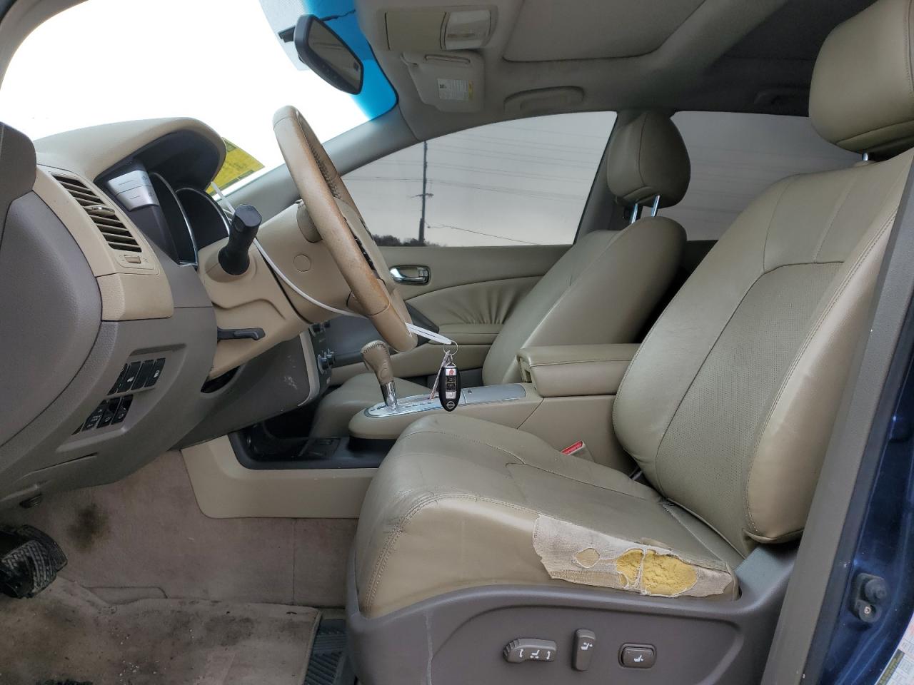 2009 Nissan Murano VIN JN8AZ18WX9W129581 Copart auction photo, side / hail damage thumbnail 7
