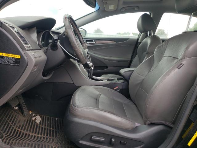 2012 Hyundai Sonata VIN KMHEC4A42CA046137 Copart auction photo, rear end / hail damage thumbnail 7