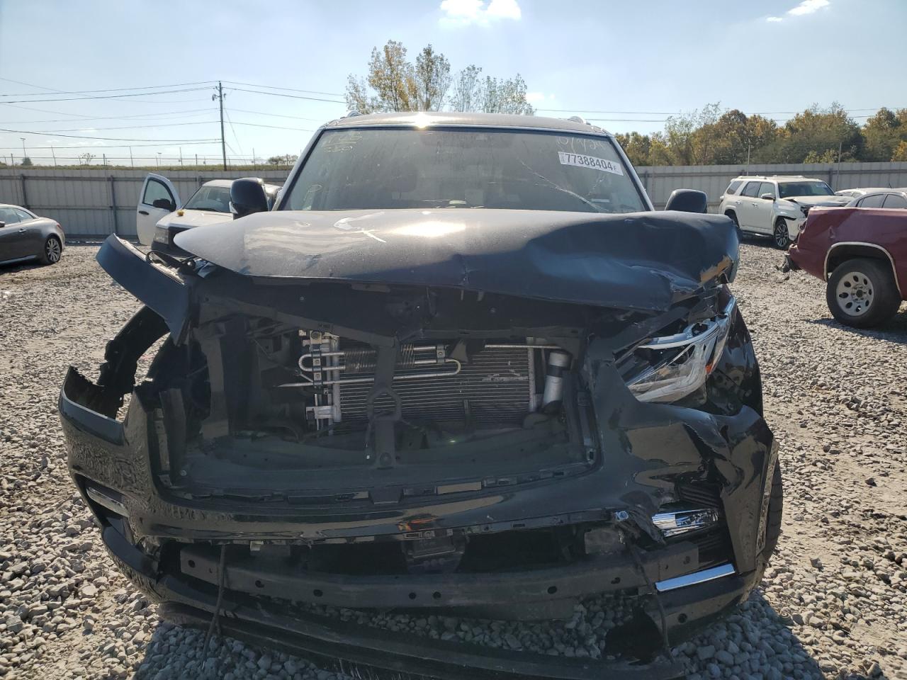 2021 Infiniti QX80 VIN JN8AZ2AF0M9716752 Copart auction photo, front end damage thumbnail 5