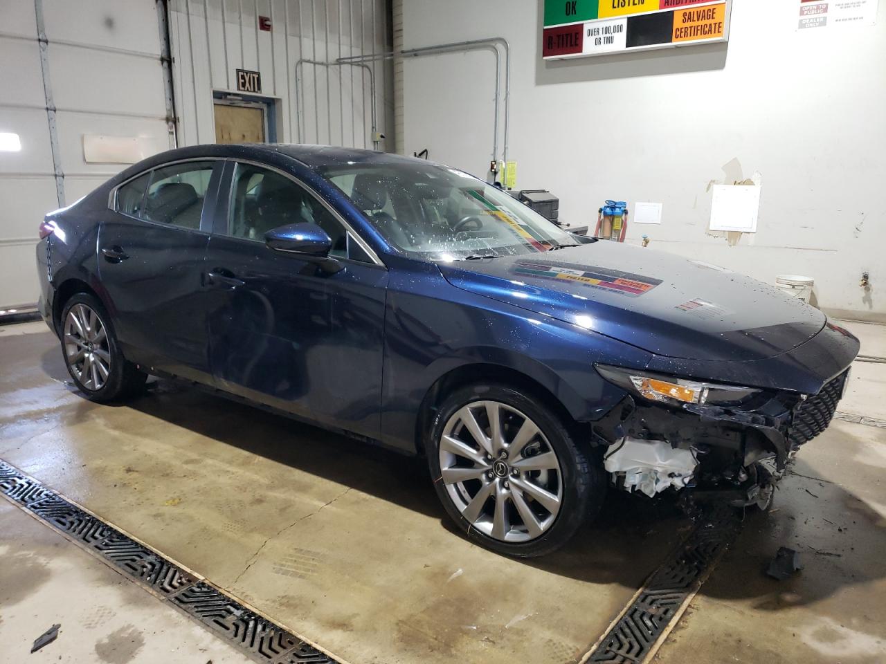2021 Mazda 3 VIN 3MZBPBBM2MM205433 Copart auction photo, front end / minor dent/scratches damage thumbnail 4