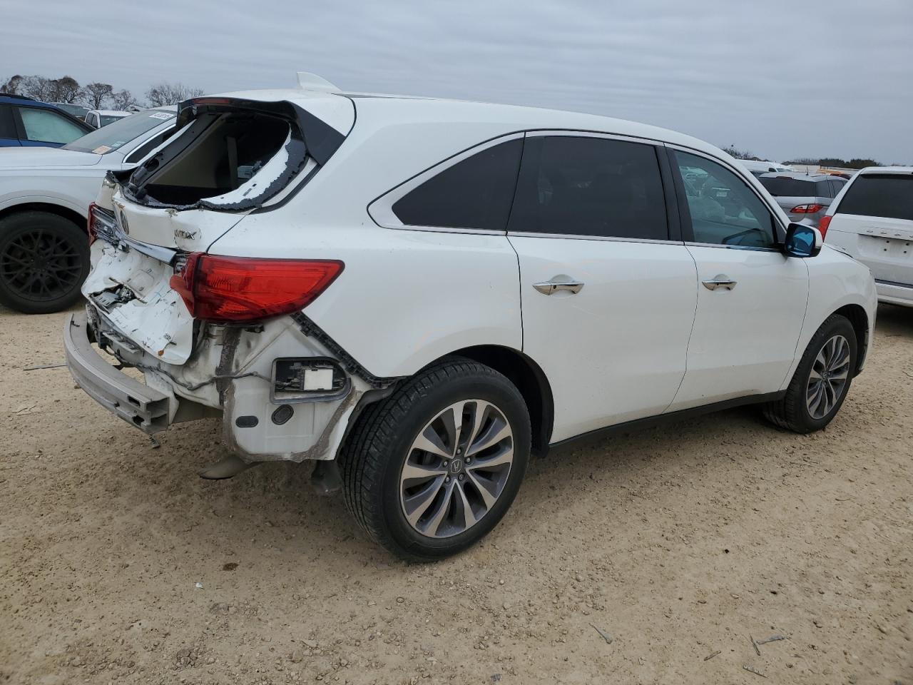 2016 Acura MDX VIN 5FRYD4H45GB027792 Copart auction photo, rear end damage thumbnail 3