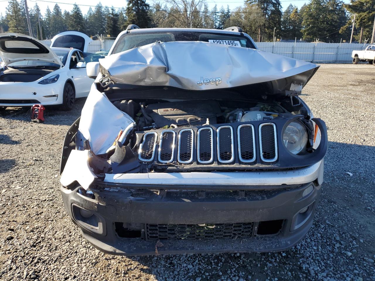 2018 Jeep Renegade VIN ZACCJABBXJPJ64234 Copart auction photo, front end damage thumbnail 5