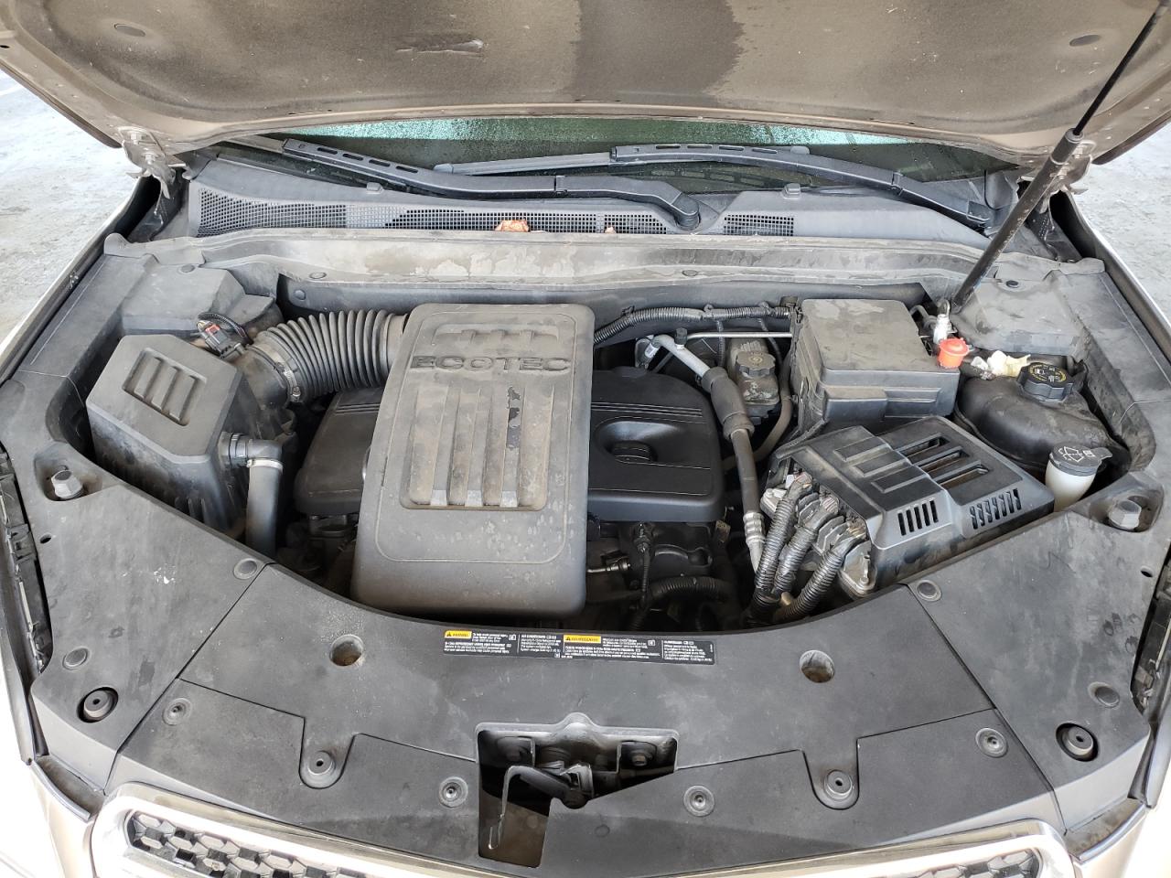 2012 Chevrolet Equinox VIN 2GNALPEK3C6234747 Copart auction photo, front end / undercarriage damage thumbnail 11