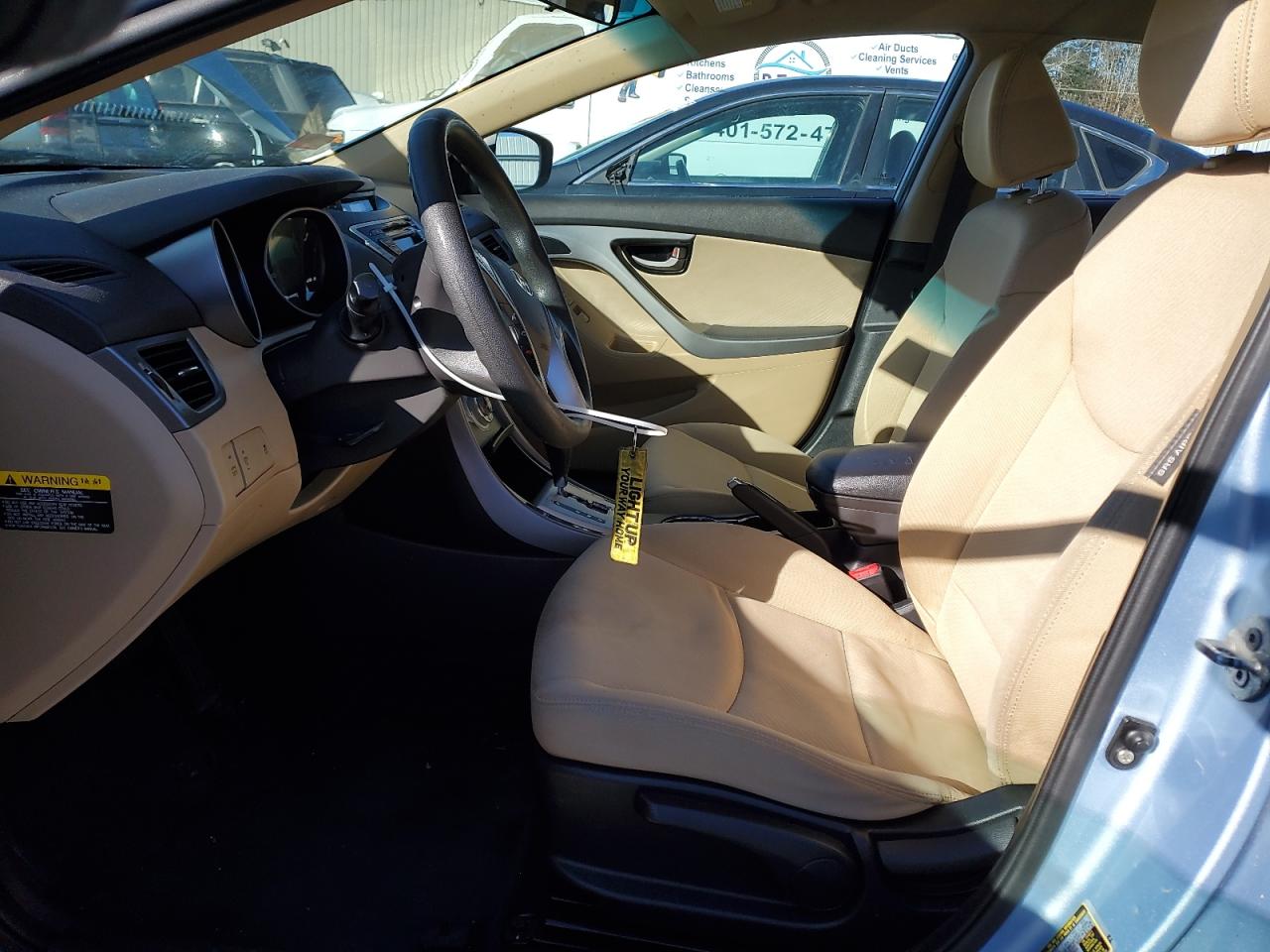 2012 Hyundai Elantra VIN KMHDH4AEXCU261110 Copart auction photo, rear end damage thumbnail 7