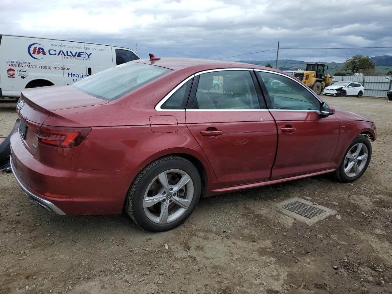 2019 Audi A4 VIN WAUDNAF4XKN018883 Copart auction photo, front end damage thumbnail 3