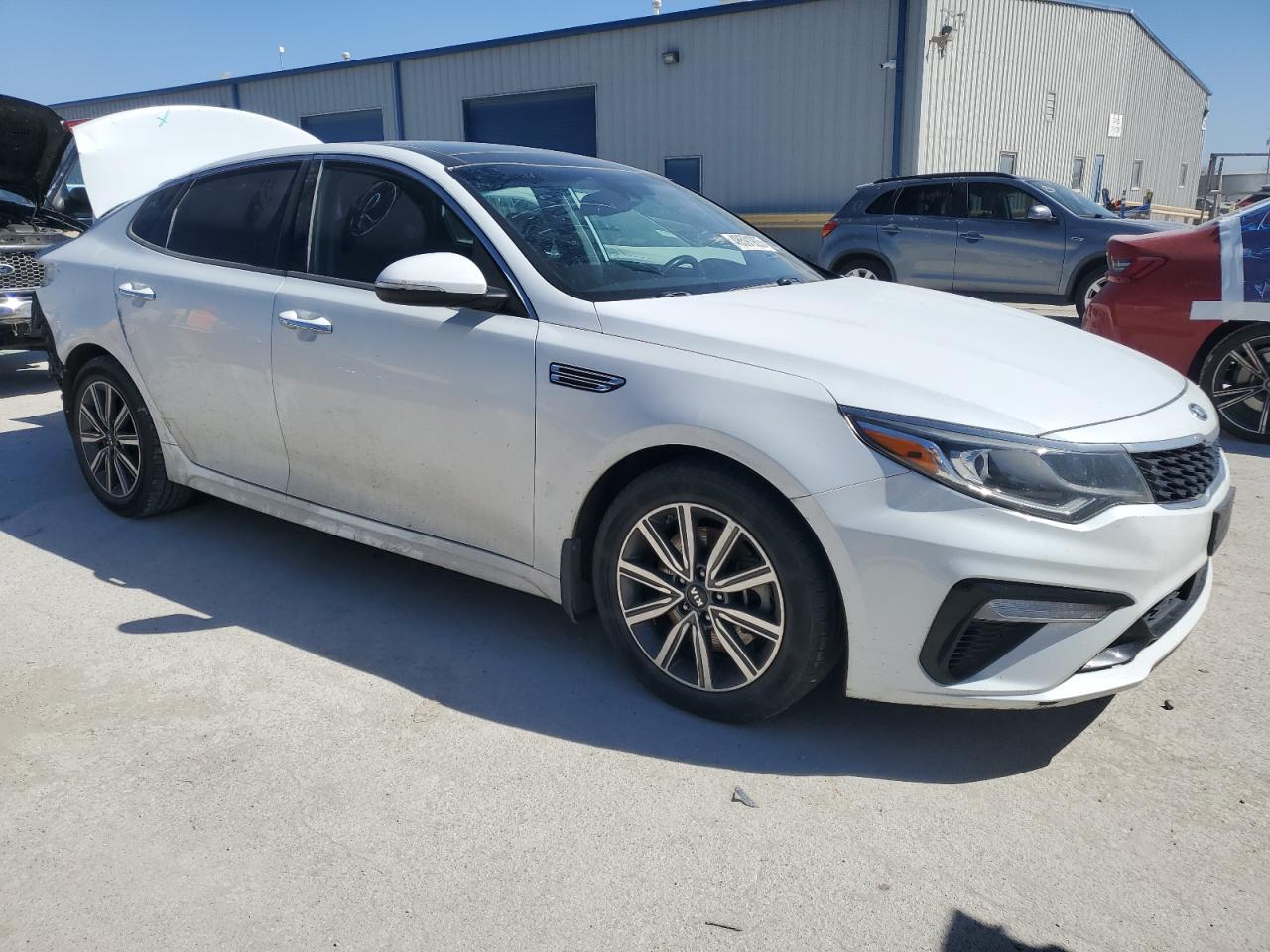 2019 KIA Optima VIN 5XXGU4L11KG342749 Copart auction photo, rear end damage thumbnail 4
