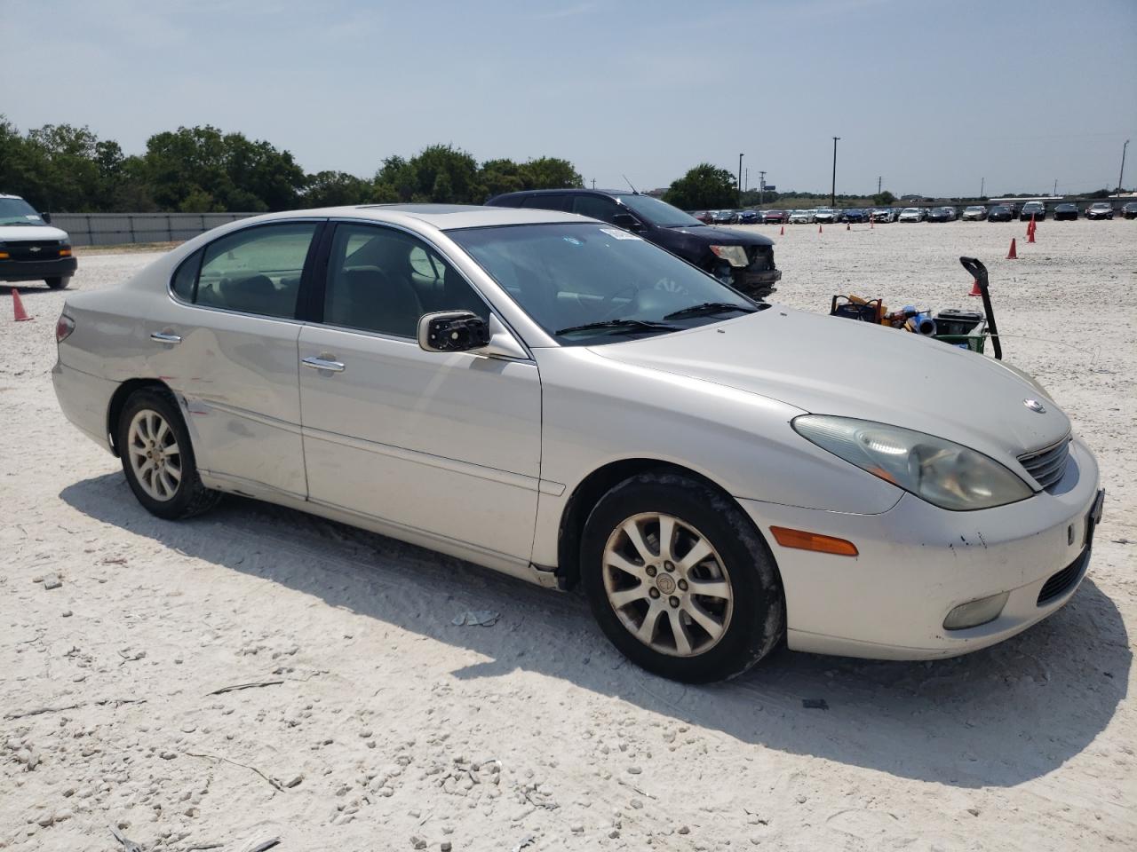 2003 Lexus ES VIN JTHBF30G030100429 Copart auction photo, side damage thumbnail 4