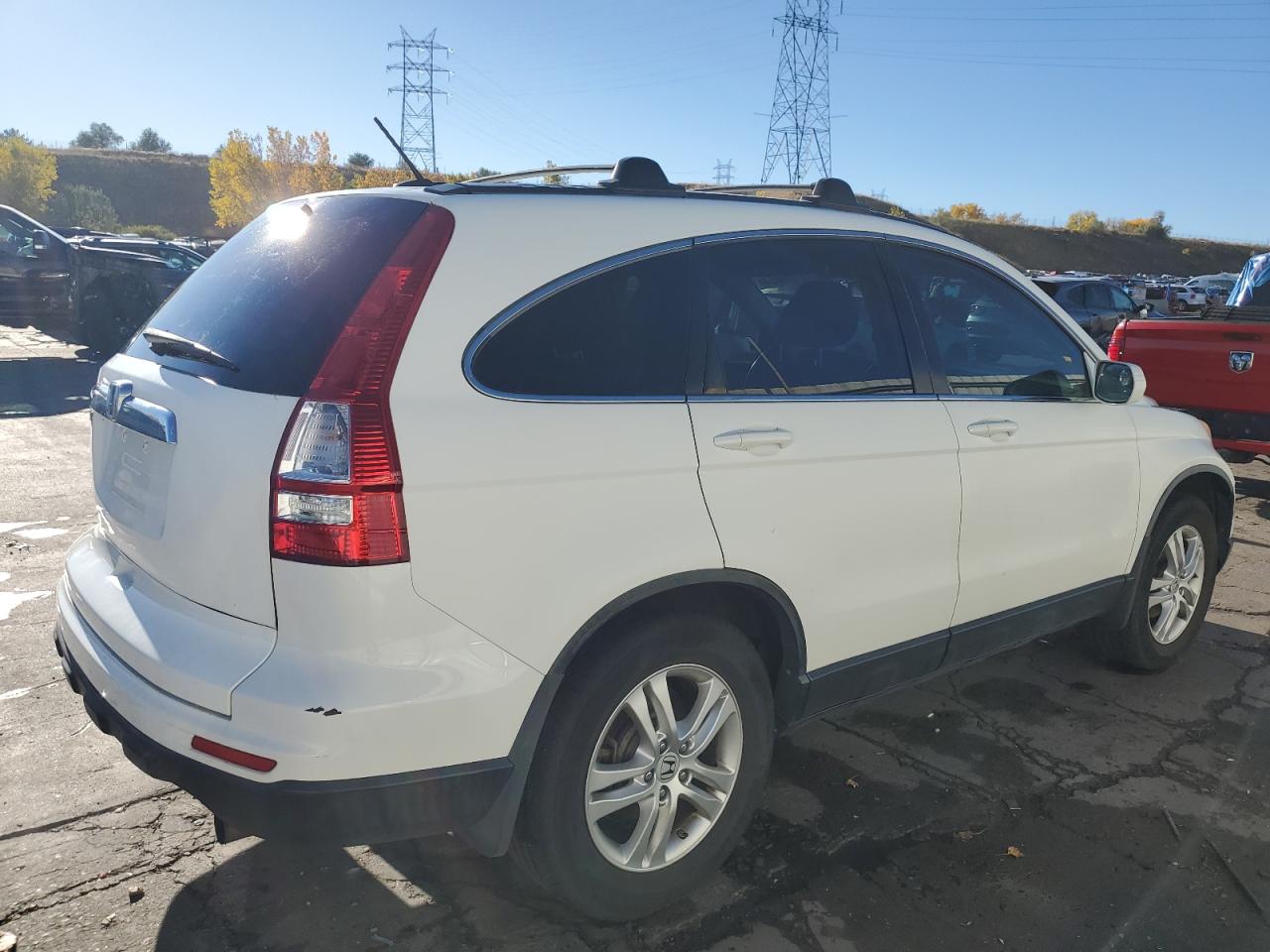 2011 Honda CR-V VIN JHLRE3H70BC006574 Copart auction photo, front end / rear end damage thumbnail 3