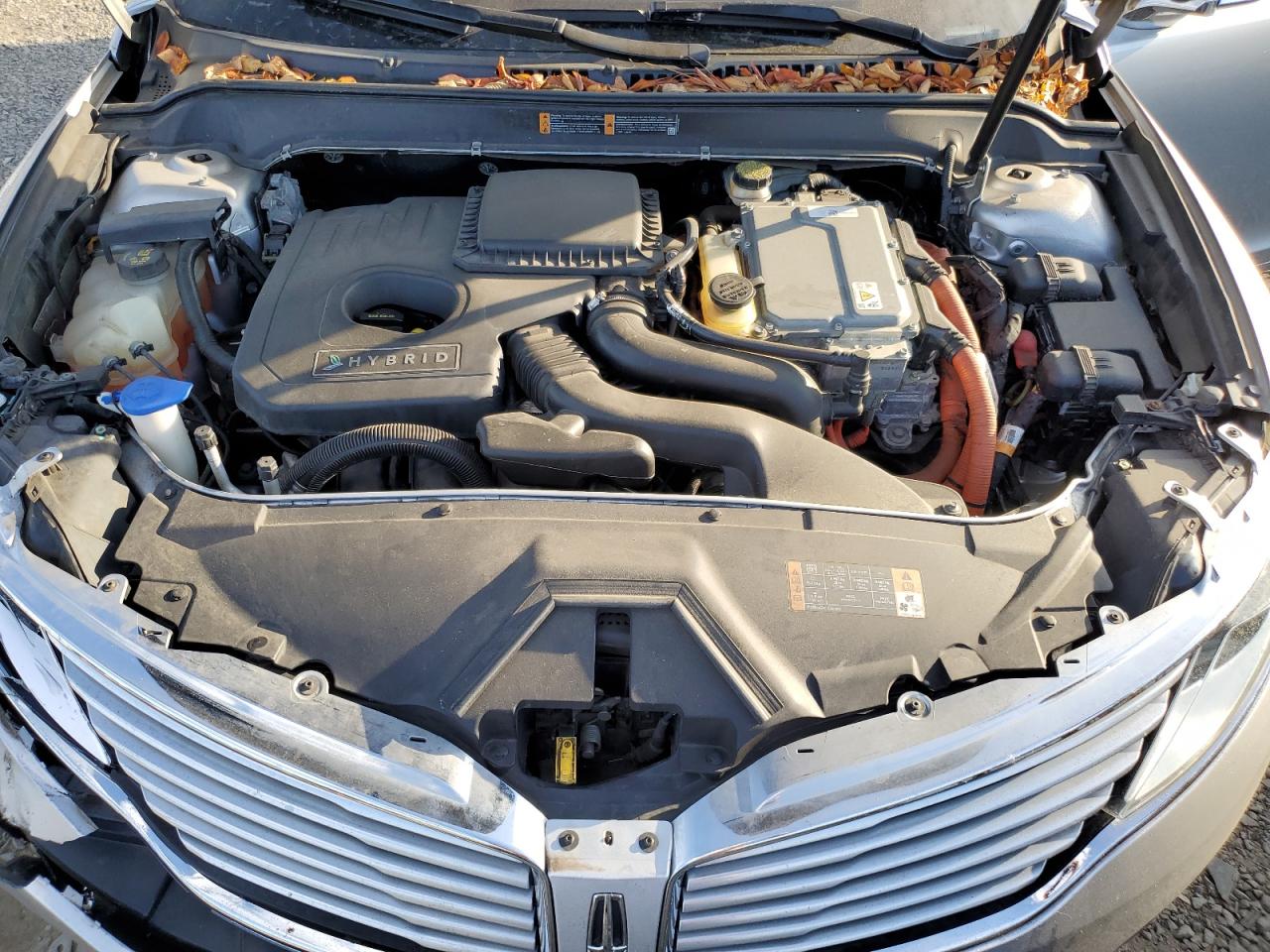 2014 Lincoln MKZ VIN 3LN6L2LU7ER819277 Copart auction photo, front end damage thumbnail 12