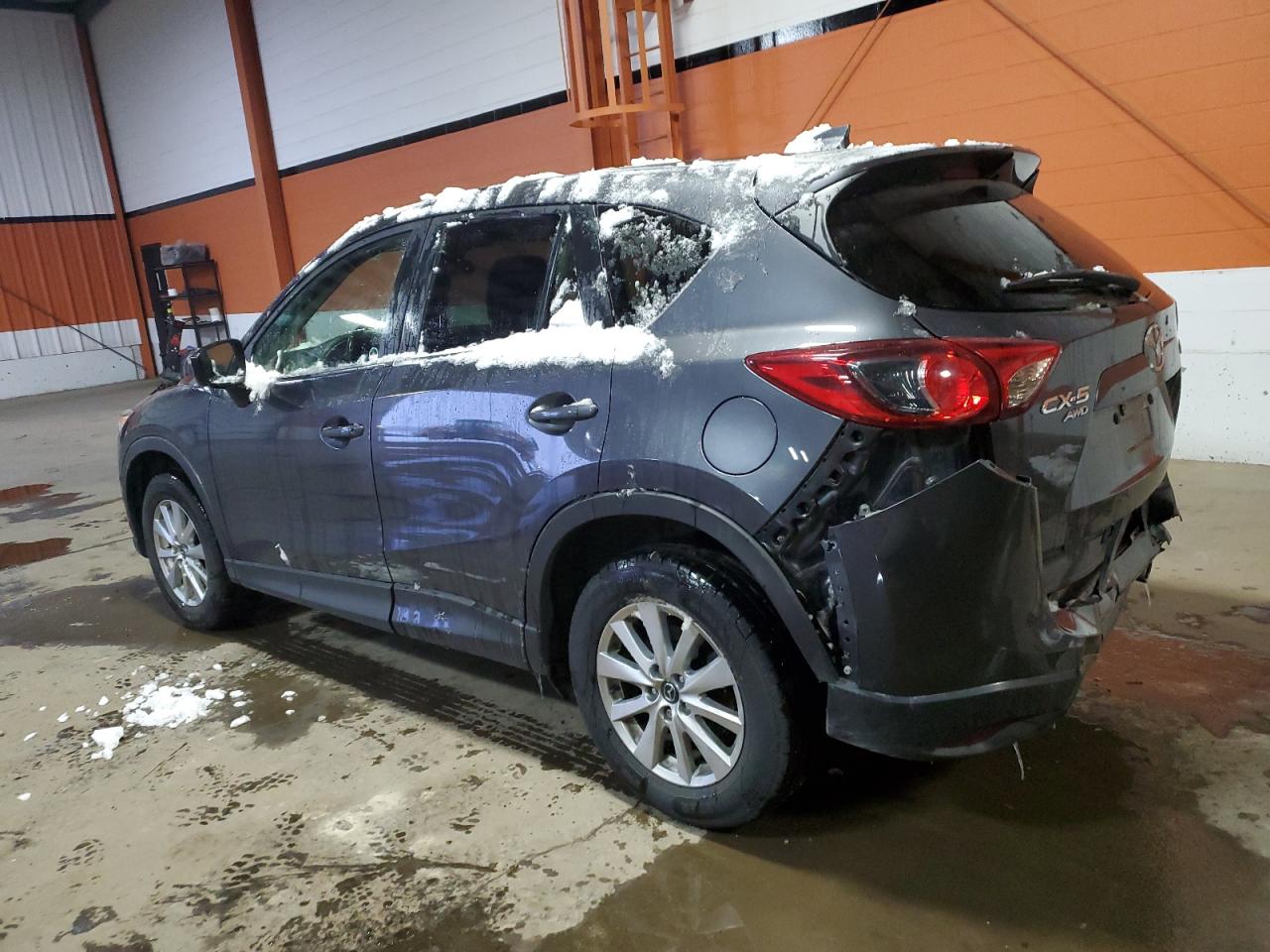 2016 Mazda CX-5 VIN JM3KE4CY9G0846244 Copart auction photo, rear end / hail damage thumbnail 2