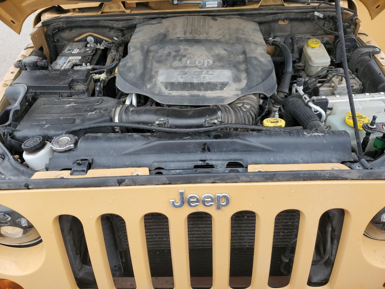 2013 Jeep Wrangler VIN 1C4BJWEG3DL662707 Copart auction photo, side damage thumbnail 11