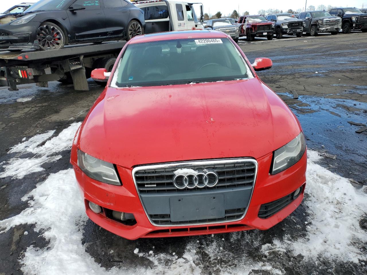 2010 Audi A4 VIN WAUFFAFLXAN024355 Copart auction photo, rear end damage thumbnail 5