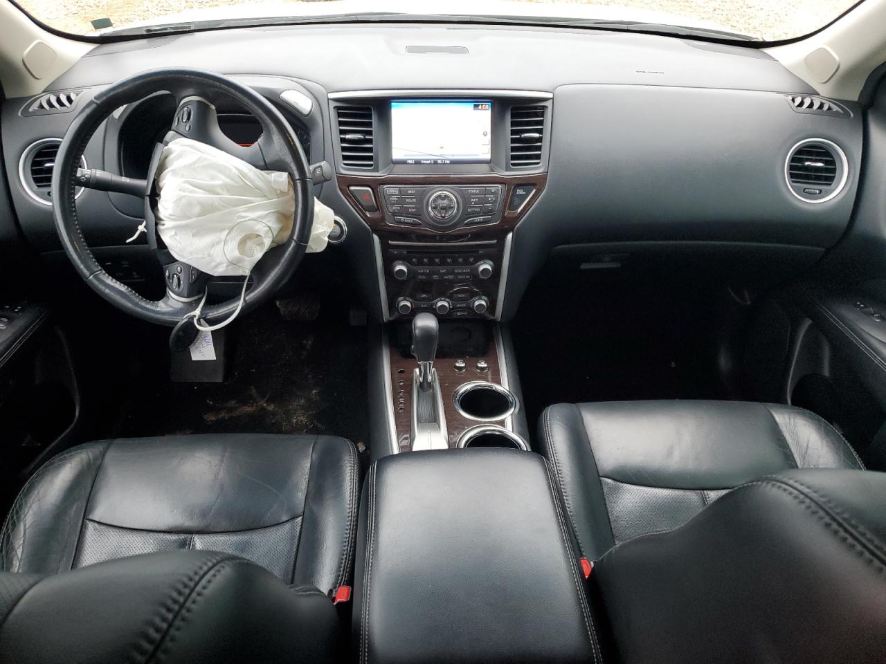 2014 Nissan Pathfinder VIN 5N1AR2MN1EC644166 Copart auction photo, front end / side damage thumbnail 8