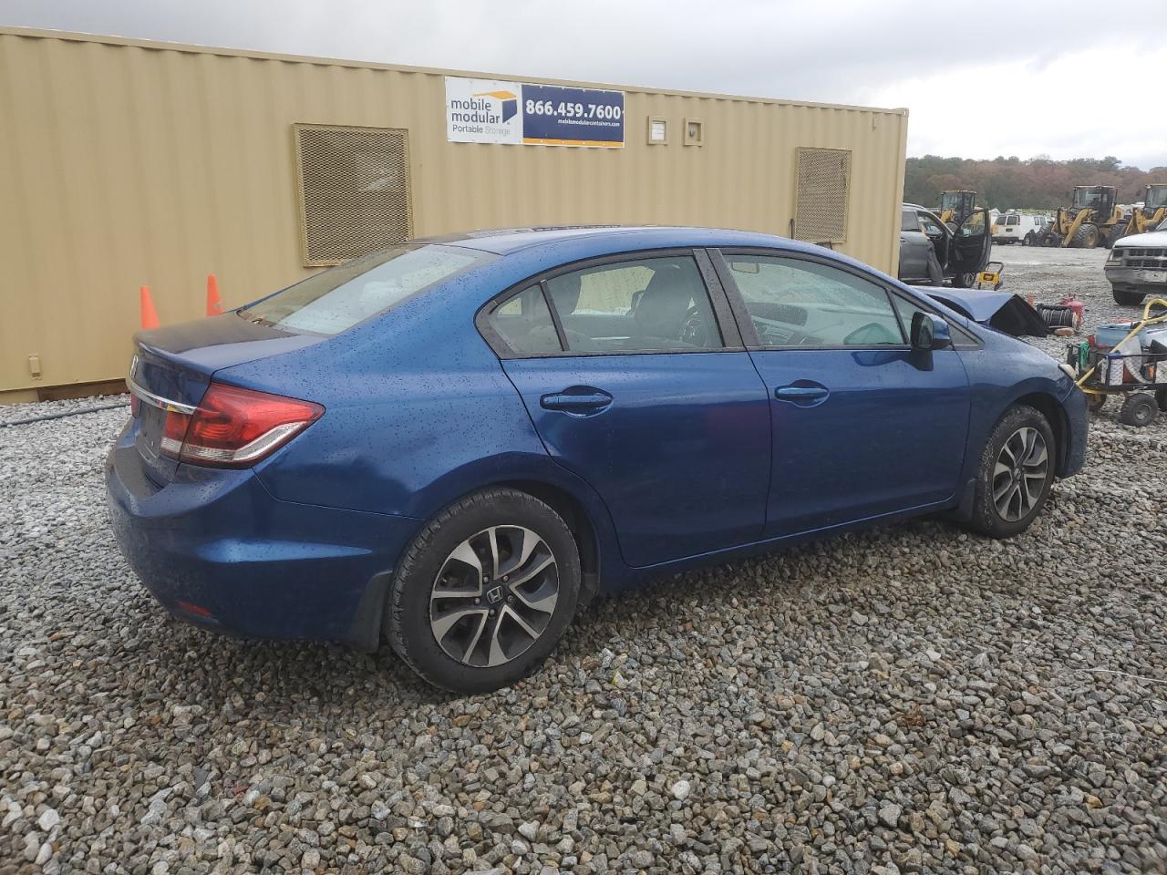 2013 Honda Civic VIN 19XFB2F85DE056798 Copart auction photo, front end / undercarriage damage thumbnail 3