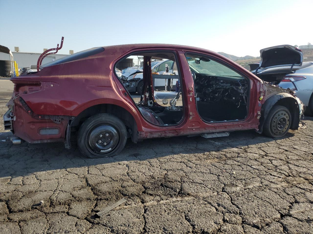 2018 Toyota Camry VIN 4T1B11HK3JU651386 Copart auction photo, stripped damage thumbnail 3