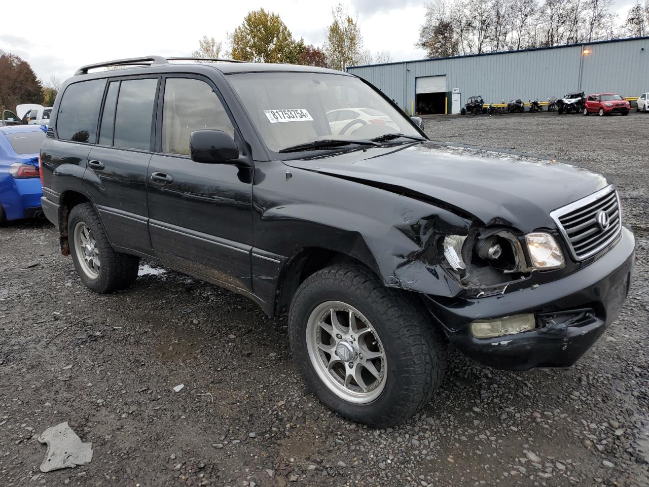 1999 Lexus LX VIN JT6HT00W2X0032027 Copart auction photo, front end damage thumbnail 4