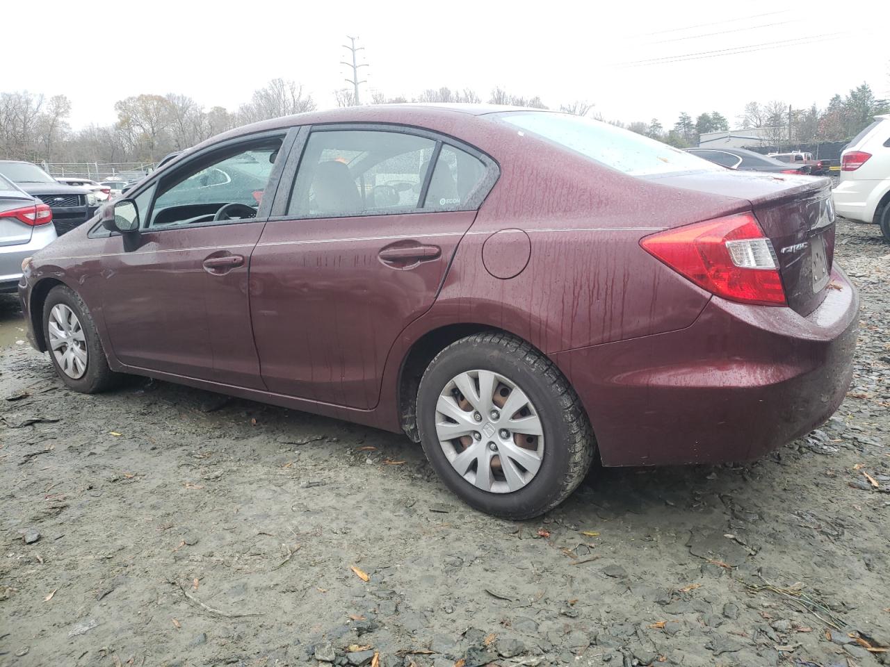 2012 Honda Civic VIN 19XFB2F55CE329999 Copart auction photo, front end damage thumbnail 2