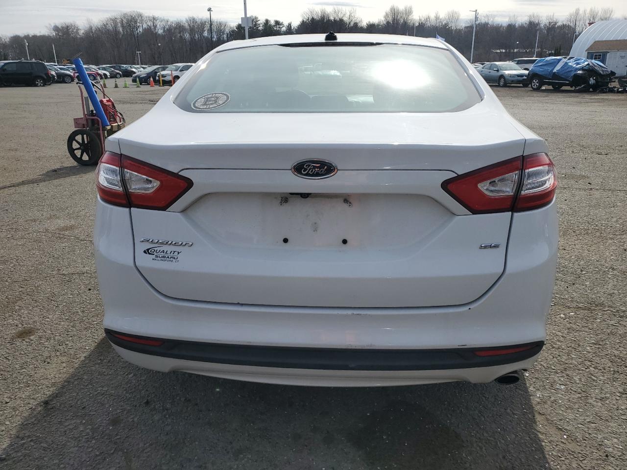2013 Ford Fusion VIN 3FA6P0H7XDR366986 Copart auction photo, front end / side damage thumbnail 6