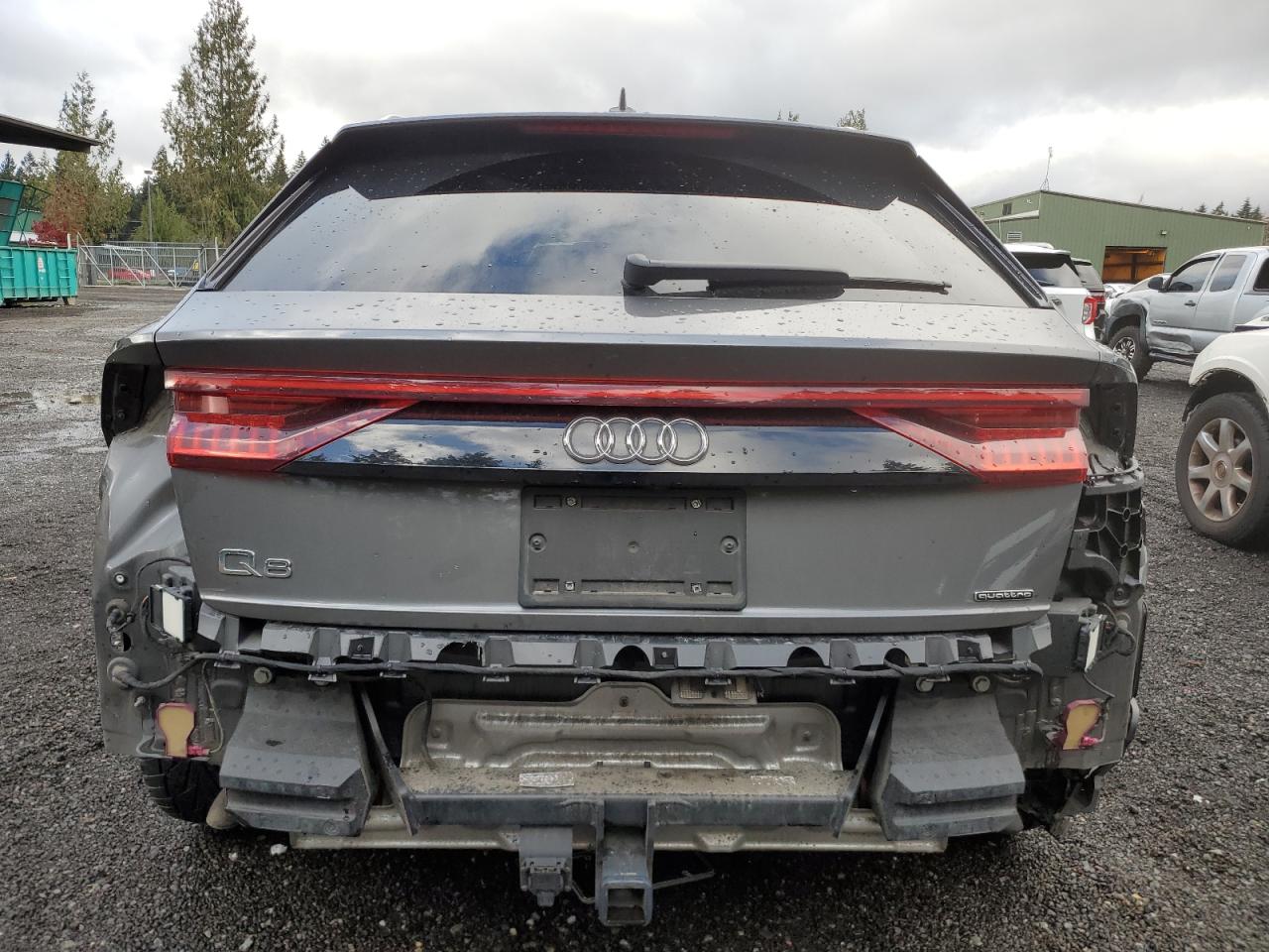 2019 Audi Q8 VIN WA1BVAF15KD042220 Copart auction photo, rear end damage thumbnail 6