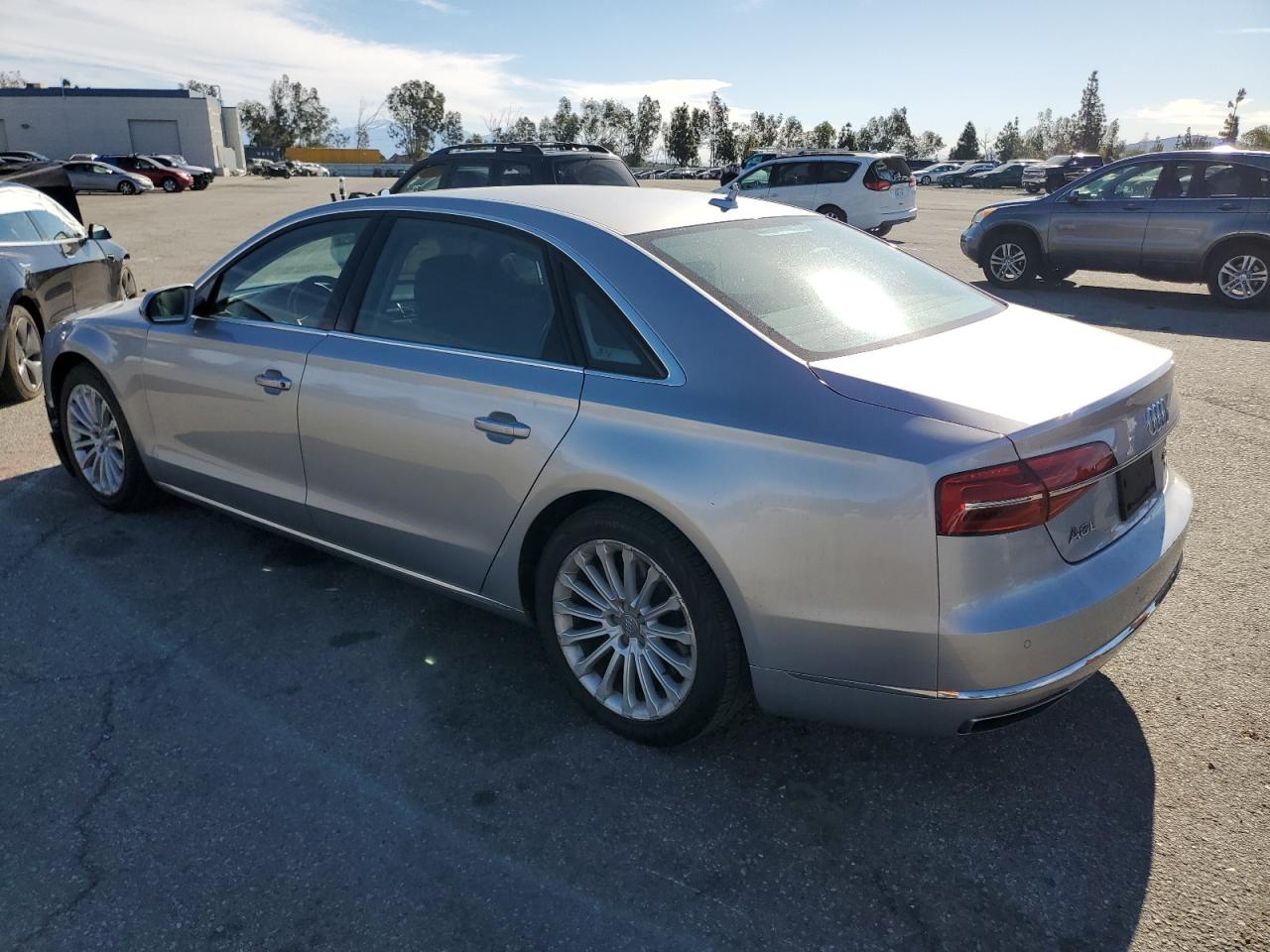 2015 Audi A8 VIN WAU32AFD6FN039126 Copart auction photo, front end damage thumbnail 2