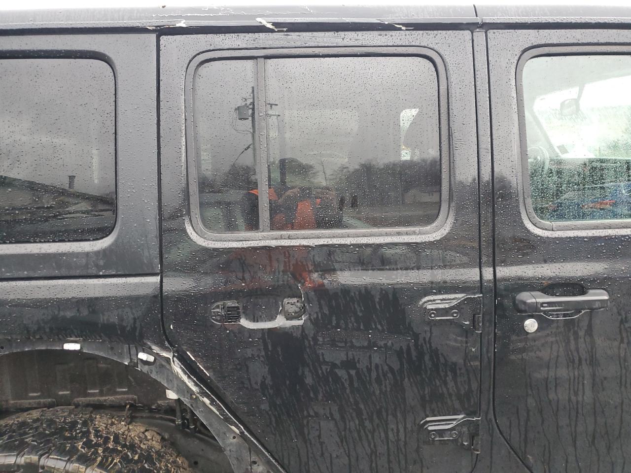 2020 Jeep Wrangler VIN 1C4HJXFG3LW244854 Copart auction photo, front end / side damage thumbnail 11