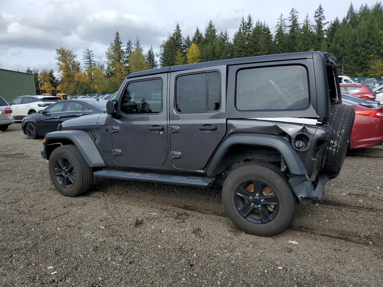 2021 Jeep Wrangler VIN 1C4HJXDNXMW779537 Copart auction photo, rear end / front end damage thumbnail 2