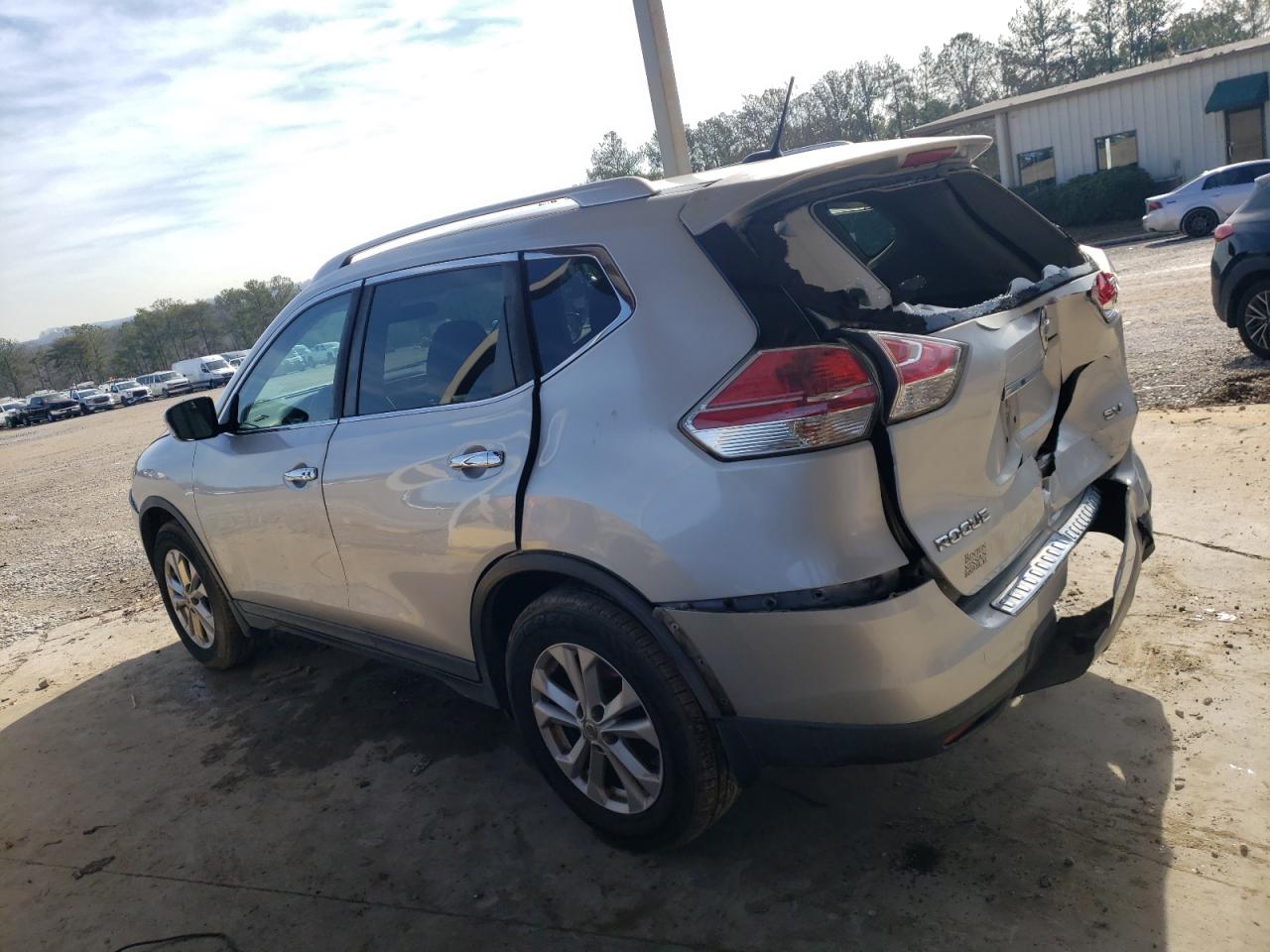 2016 Nissan Rogue VIN KNMAT2MT5GP661018 Copart auction photo, side / rear end damage thumbnail 2