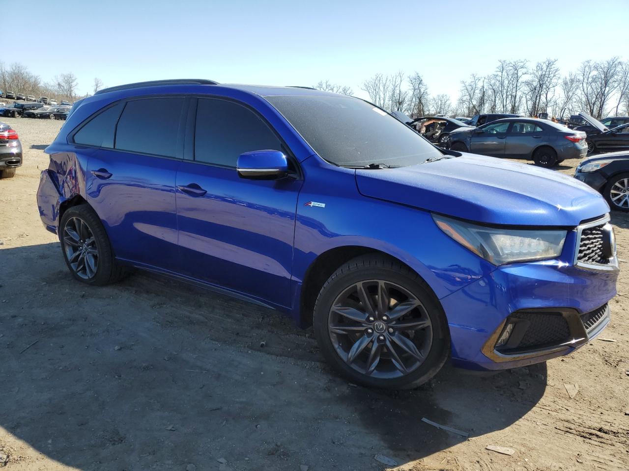 2019 Acura MDX VIN 5J8YD4H02KL001026 Copart auction photo, rear end / minor dent/scratches damage thumbnail 4
