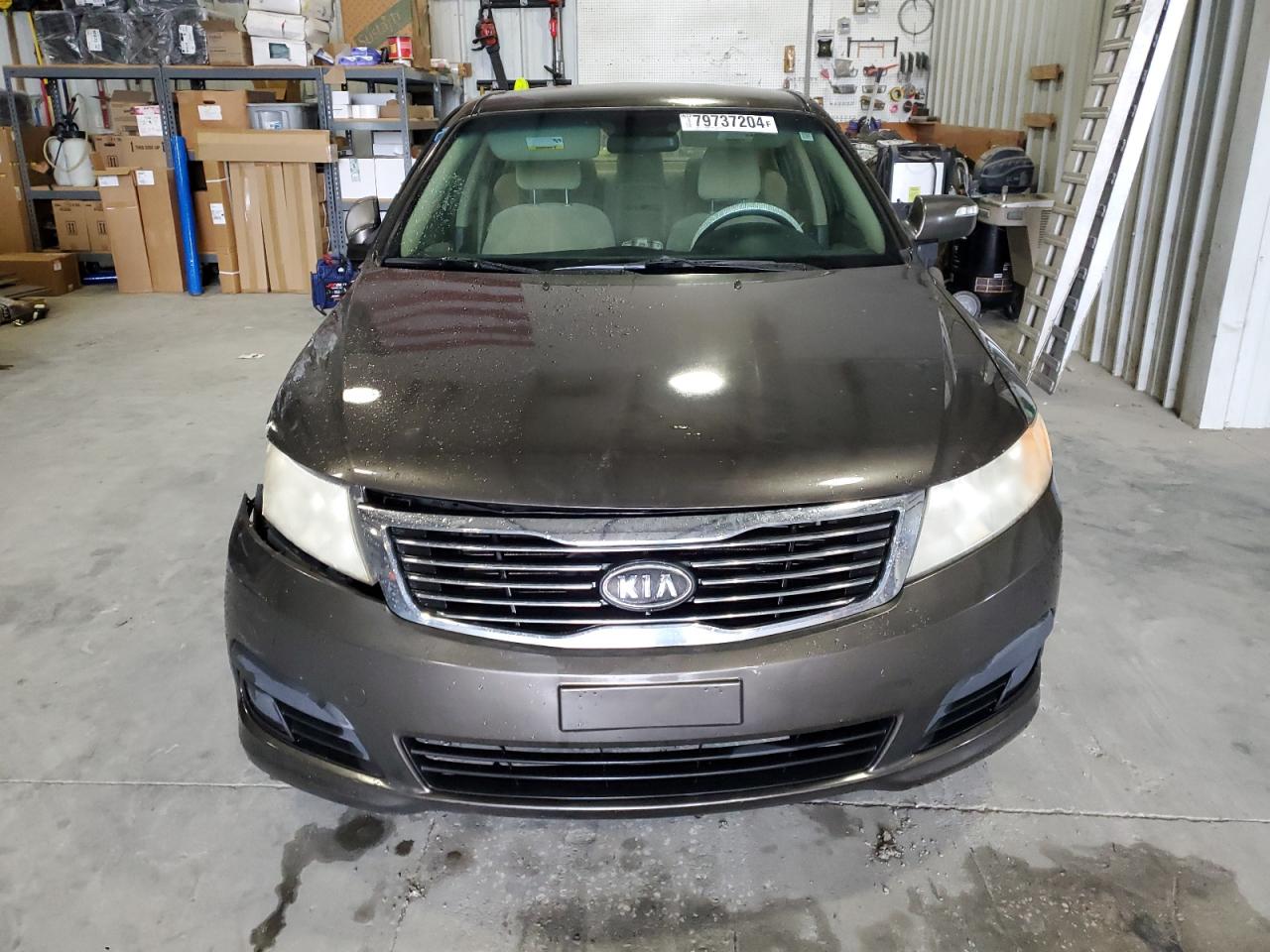 2009 KIA Optima VIN KNAGE228595332141 Copart auction photo, side damage thumbnail 5