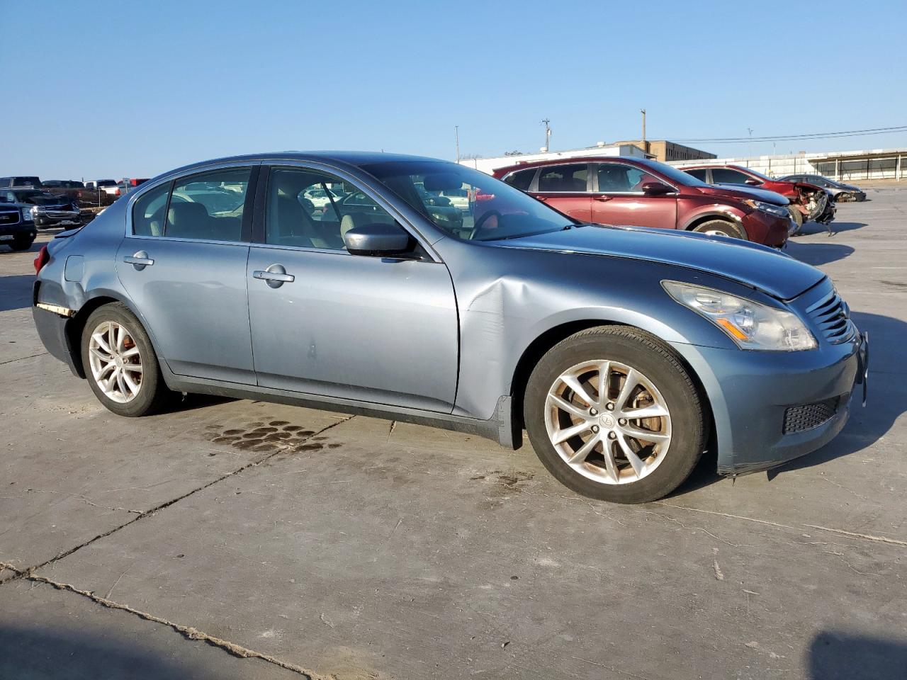 2009 Infiniti G VIN JNKCV61E39M308084 Copart auction photo, rear end damage thumbnail 4