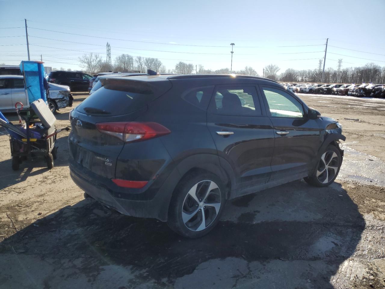 2016 Hyundai Tucson VIN KM8J3CA26GU078682 Copart auction photo, front end damage thumbnail 3