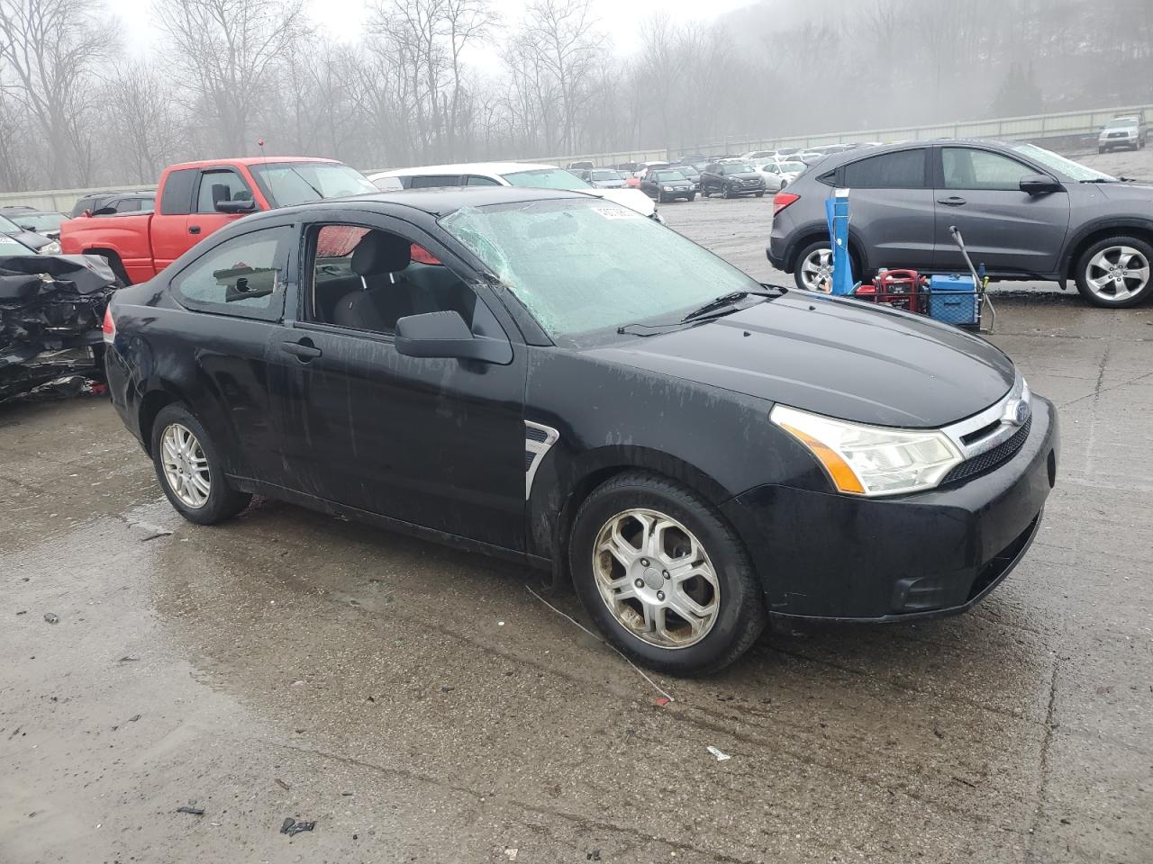 2008 Ford Focus VIN 1FAHP33N18W244407 Copart auction photo, side damage thumbnail 4