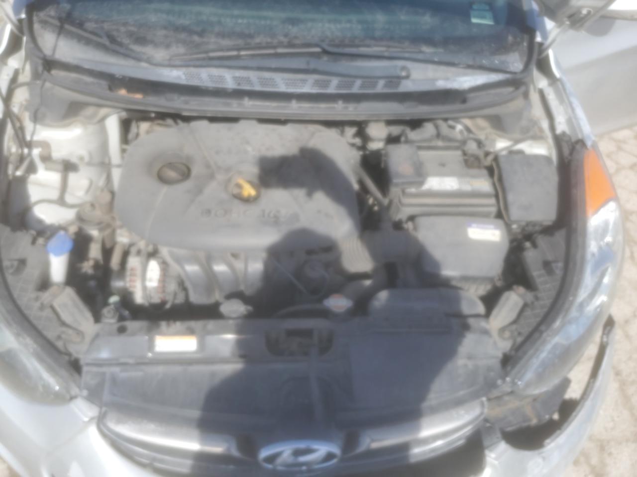 2011 Hyundai Elantra VIN KMHDH4AE1BU163100 Copart auction photo, vandalism / front end damage thumbnail 11