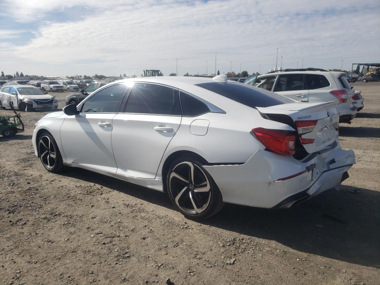 2018 Honda Accord VIN 1HGCV1F33JA147366 Copart auction photo, rear end damage thumbnail 2