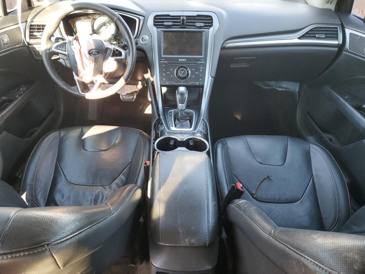 2014 Ford Fusion VIN 3FA6P0K9XER320005 Copart auction photo, front end / undercarriage damage thumbnail 8