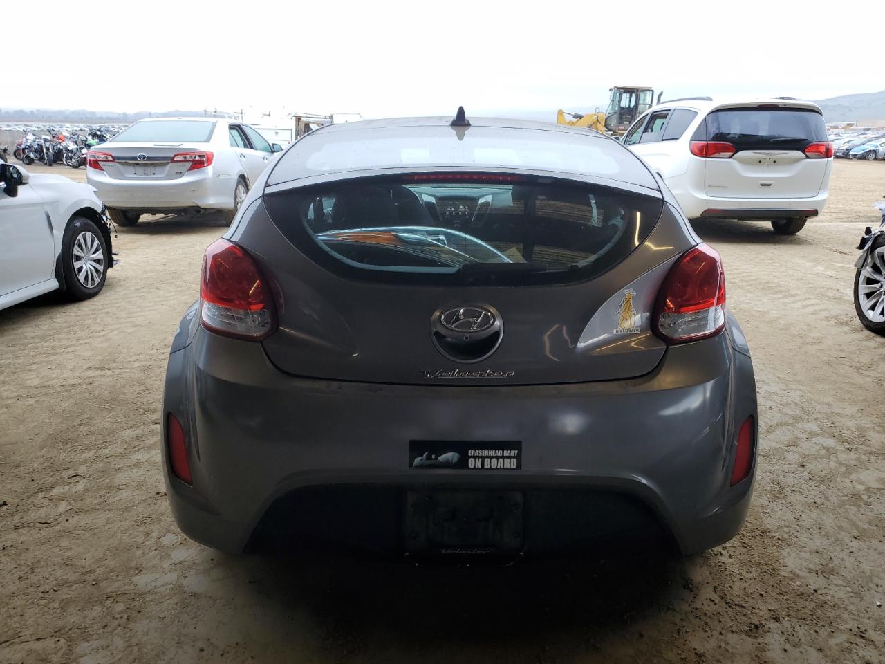 2017 Hyundai Veloster VIN KMHTC6AD9HU309099 Copart auction photo, front end damage thumbnail 6