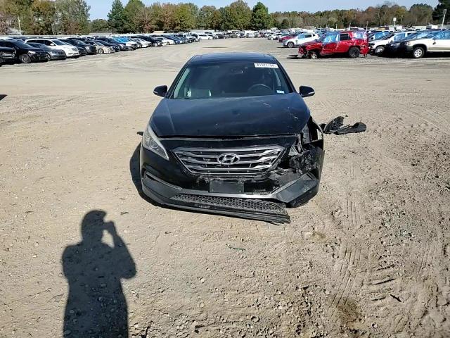 2016 Hyundai Sonata VIN 5NPE34AF3GH360528 Copart auction photo, front end / side damage thumbnail 11