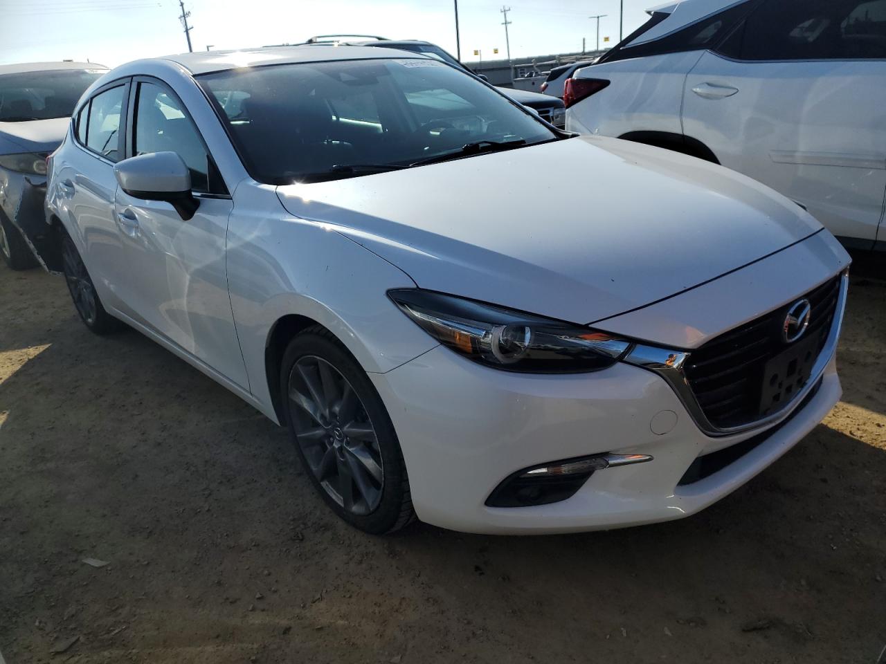 2018 Mazda 3 VIN 3MZBN1M31JM270189 Copart auction photo, rear end damage thumbnail 4