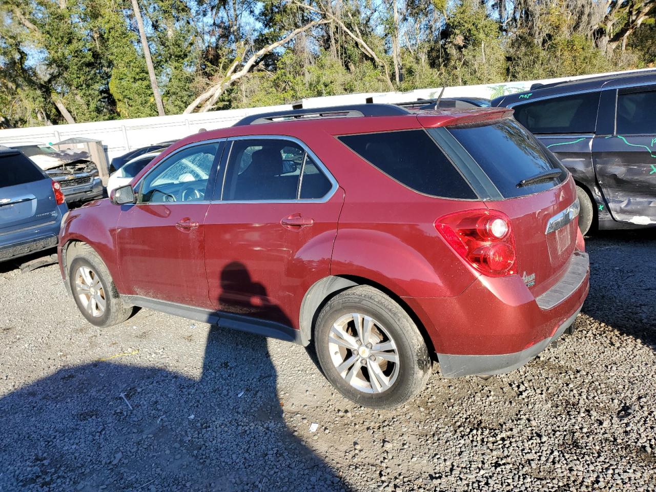 2012 Chevrolet Equinox VIN 2GNALDEK5C6282801 Copart auction photo, front end / rear end damage thumbnail 2
